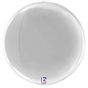Betallic Silver Globe 16″ Dimensionals Balloon