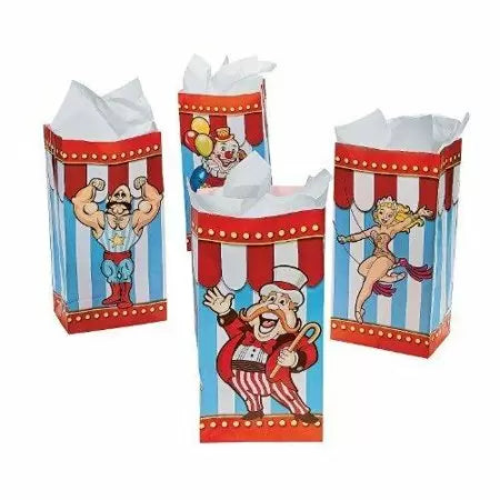 Big Top Carnival Paper Bag by Fun Express from Instaballoons