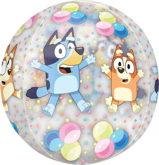 Bluey and Bingo Orbz 16″ Foil Balloon by Anagram from Instaballoons