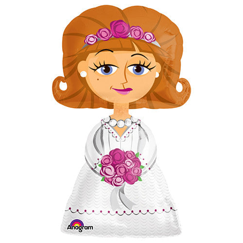 Bride Airwalker 48″ Foil Balloon by Anagram from Instaballoons