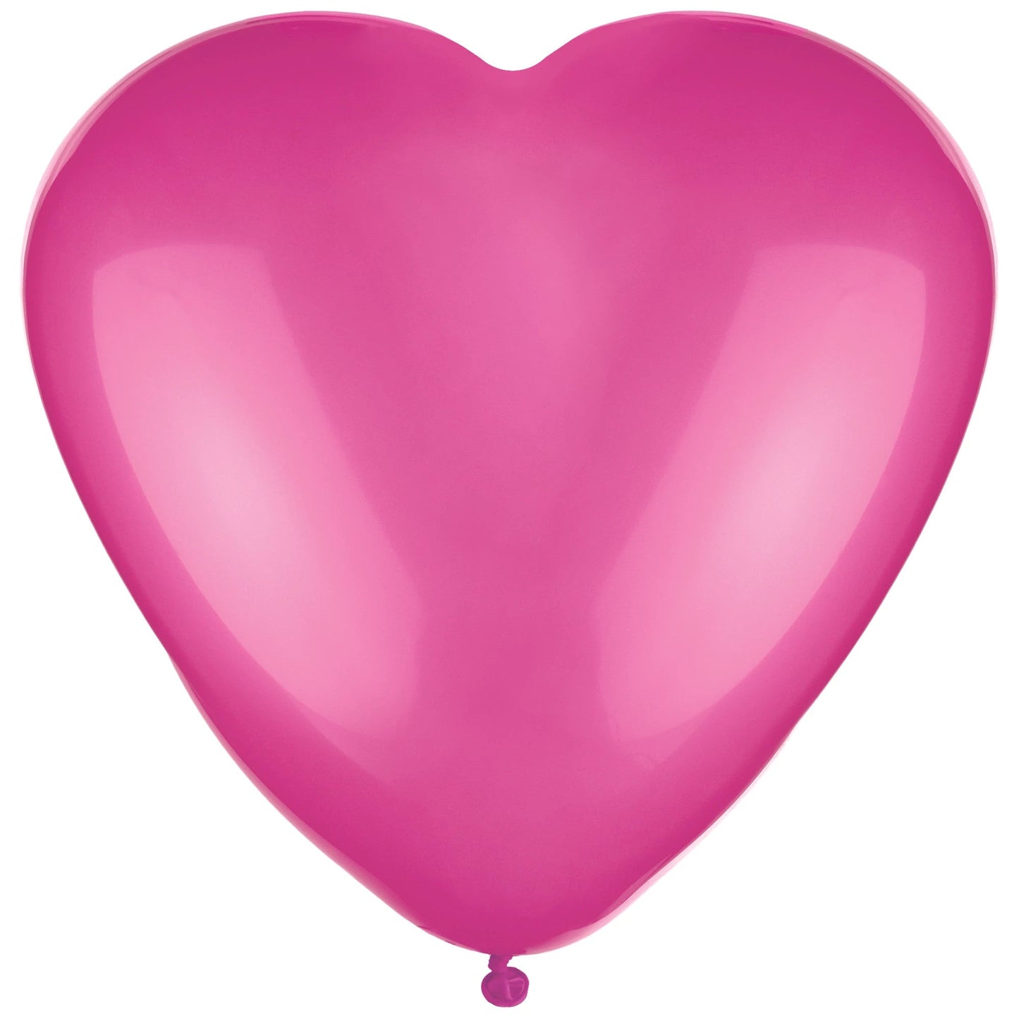 Bright Pink Heart 12″ Latex Balloons by Amscan from Instaballoons