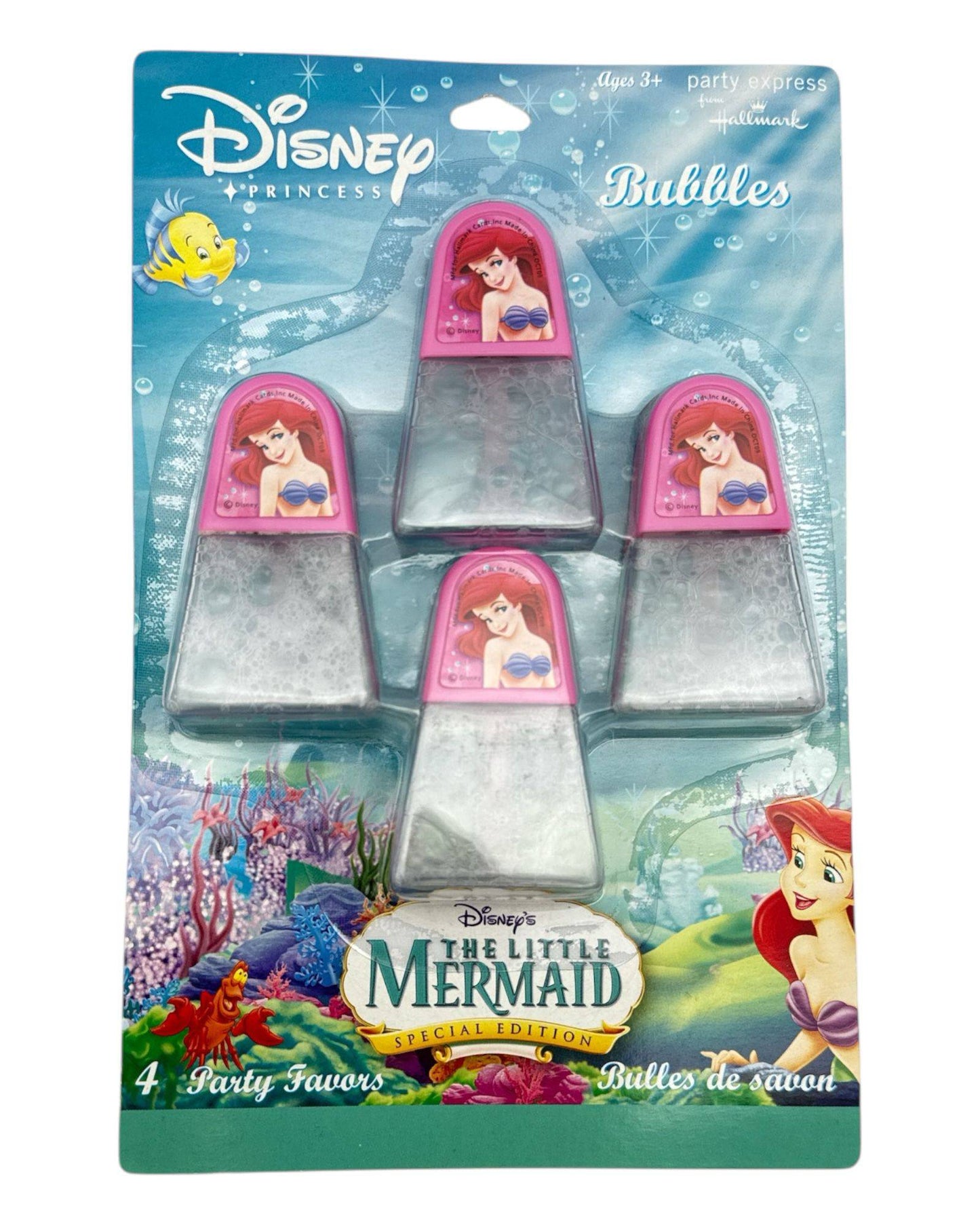 Bubbles - The Little Mermaid (4ct) - Hallmark