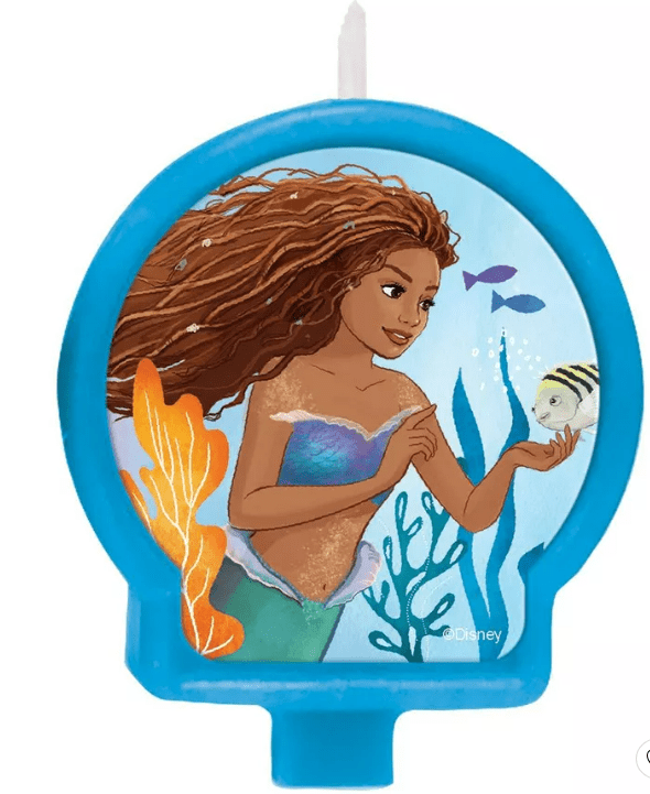 Candle - The Little Mermaid (1ct) - Amscan