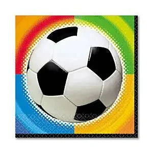 6.5" Luncheon Napkins - Championship Soccer (16ct) - Amscan