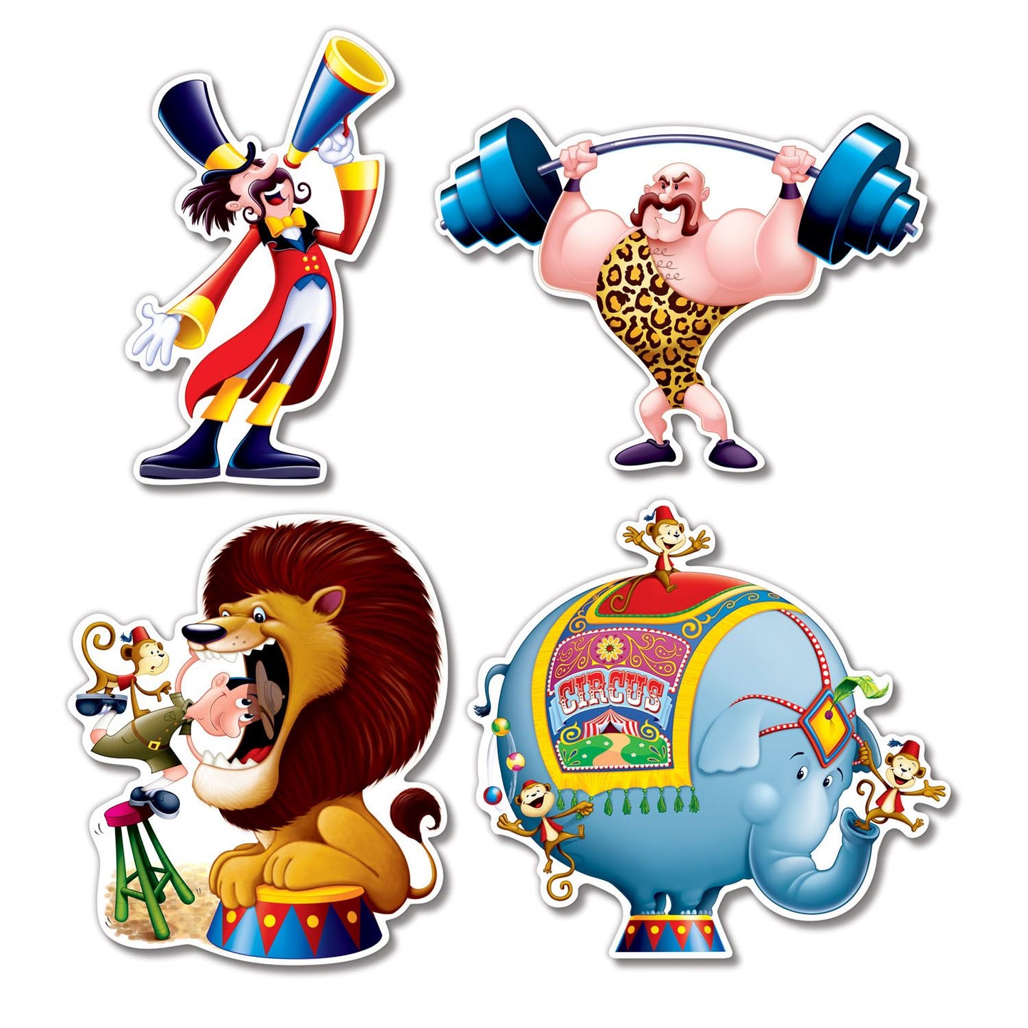 Circus Cutouts by Beistle from Instaballoons