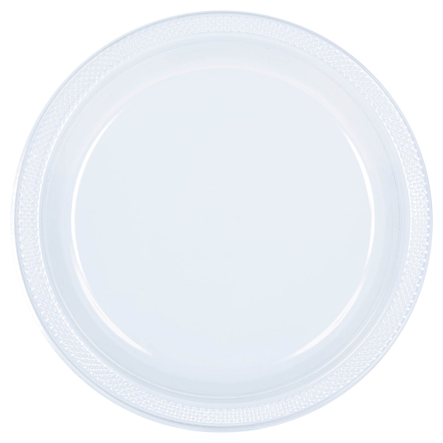 Clear Plastic Plates 10″ by Amscan from Instaballoons