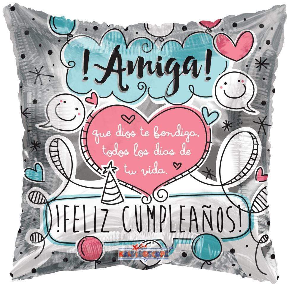 Convergram Cumpleaños Amiga 18″ Balloon
