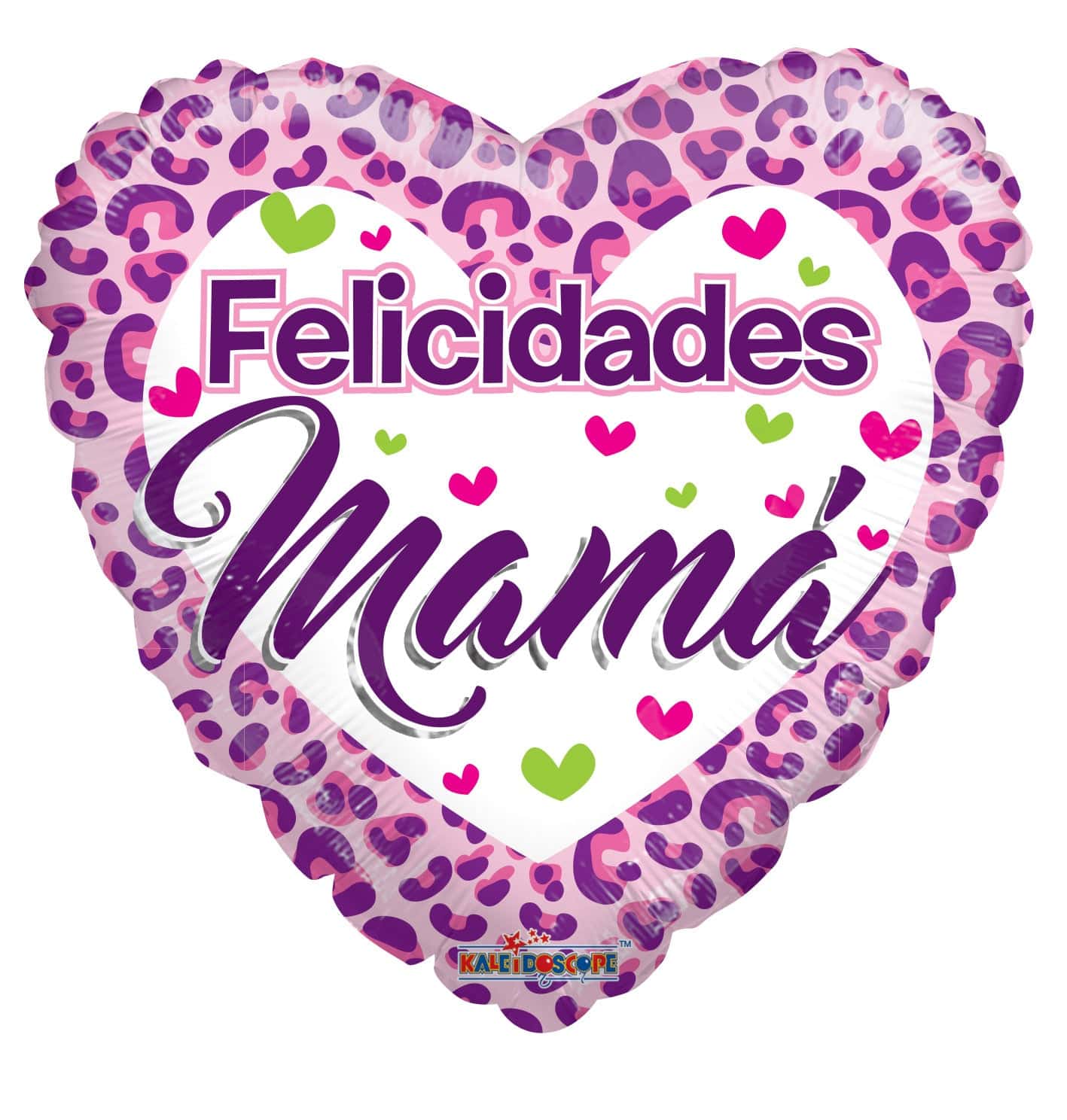 Convergram Mylar & Foil Felicidades Mama Leopard 18″ Balloon