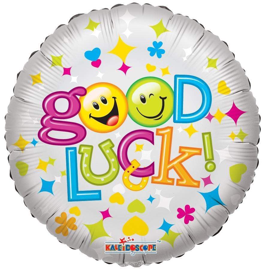 Convergram Mylar & Foil Good Luck Smiles 18″ Balloon
