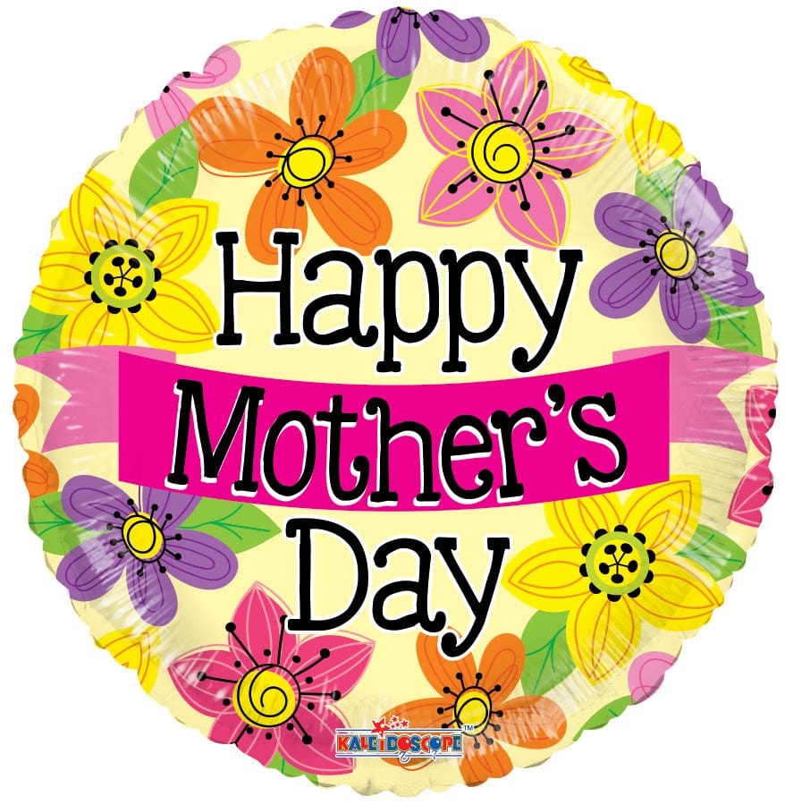 Convergram Mylar & Foil Happy Mother's Day 18″ Balloon