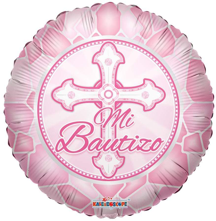 Mi Bautizo Rosa 18″ Balloon