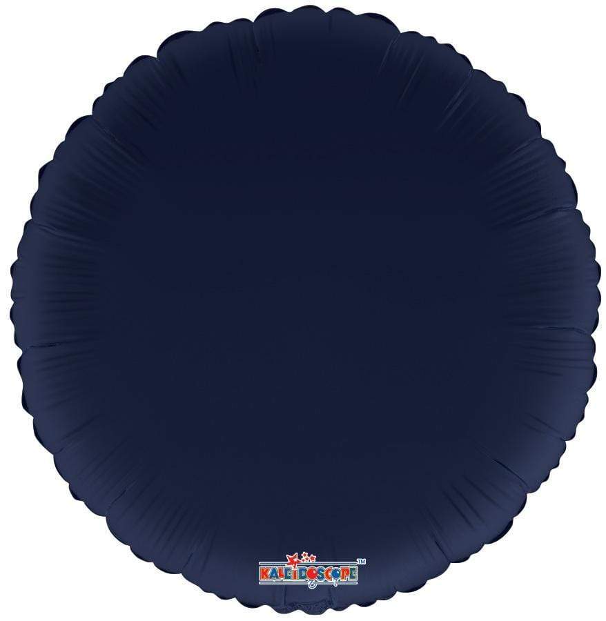 Navy Blue Round 18″ Metallized Balloon