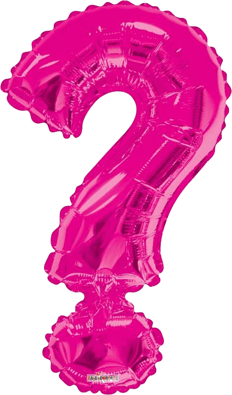 Pink Question Mark 34″ Balloon