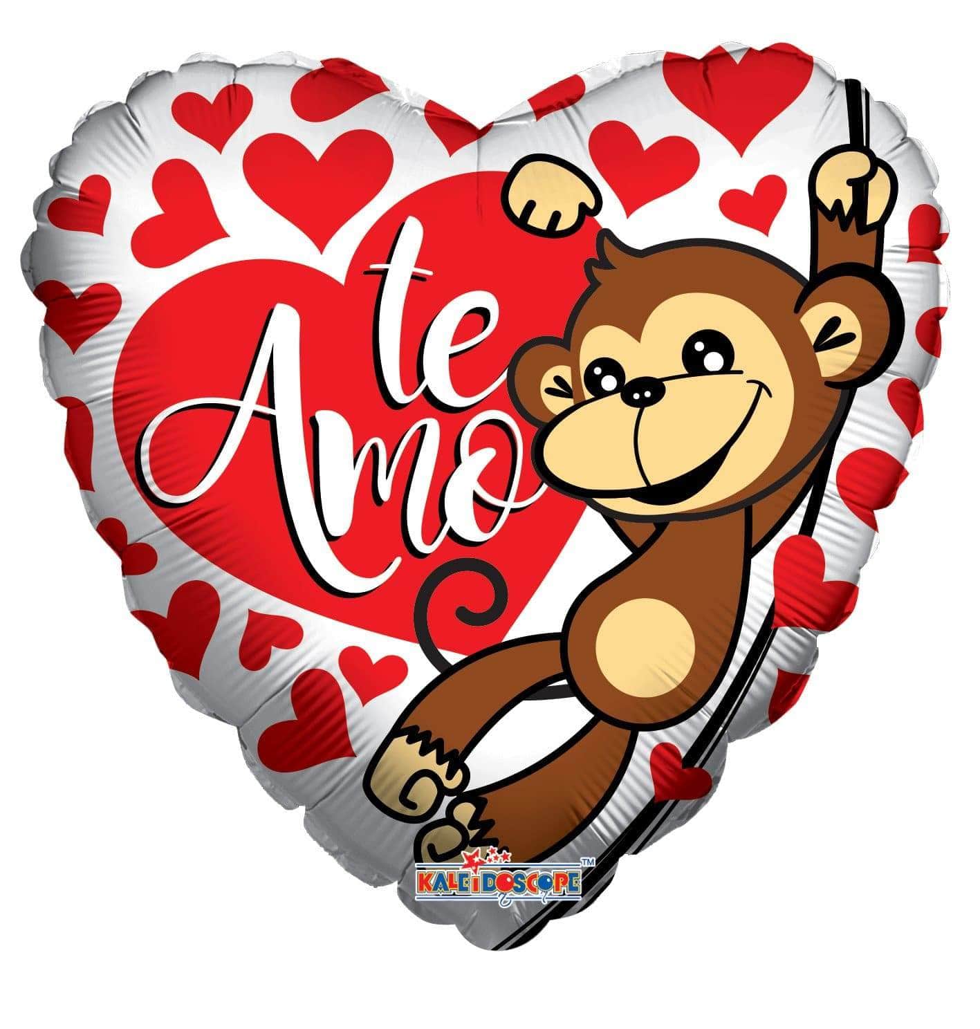 Convergram Mylar & Foil Te Amo Monkey