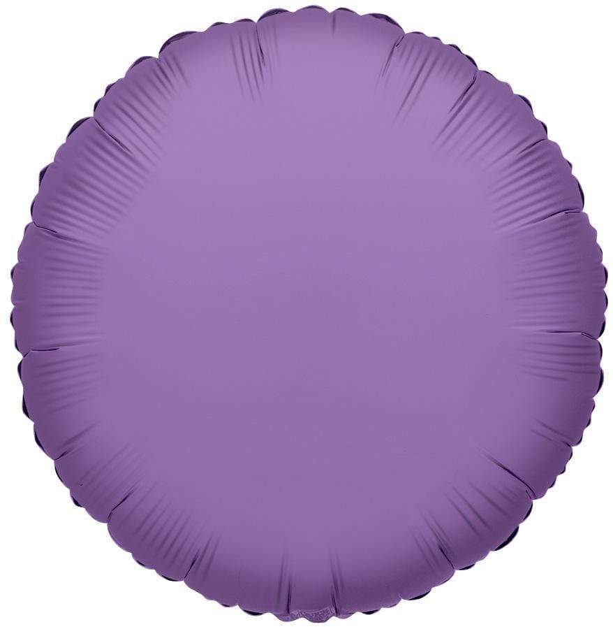 Convergram Mylar & Foil Violet Round 18″ Balloon