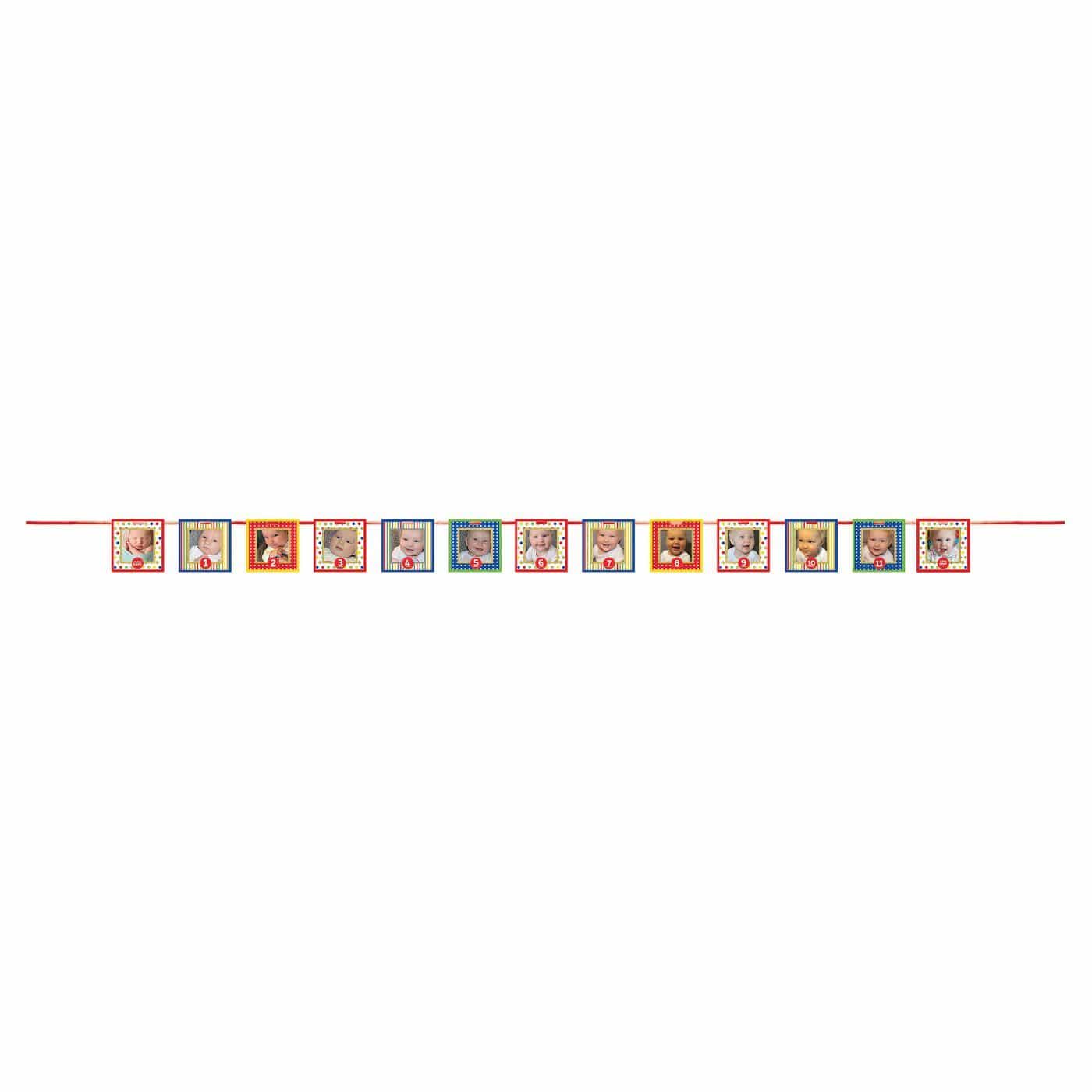 Creative Converting 1st Birthday Customizable Photo Banner