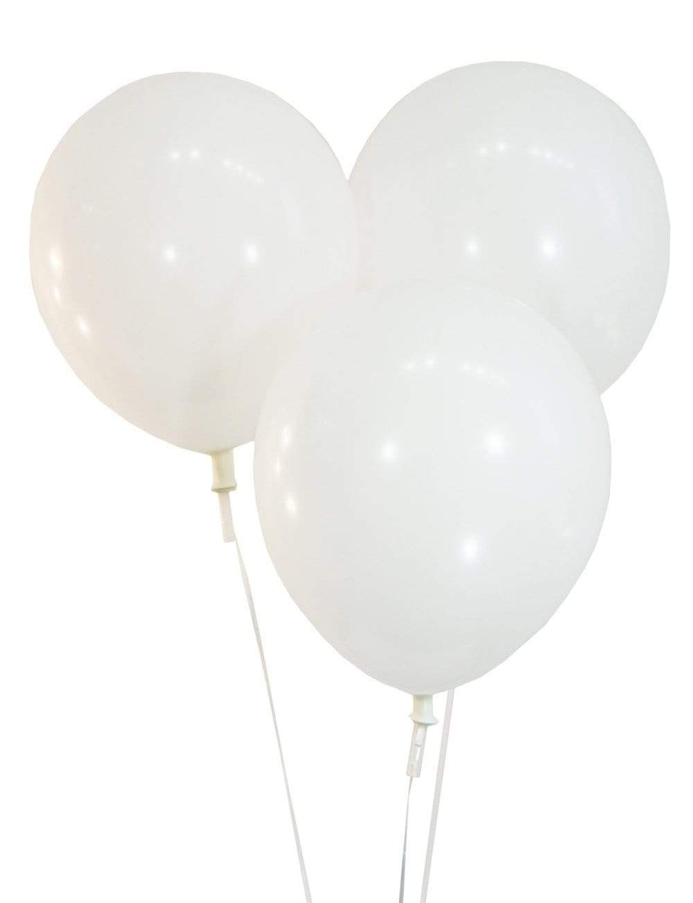 Creative Latex White Celebrity/Decorator 12″ Latex Balloons (144)