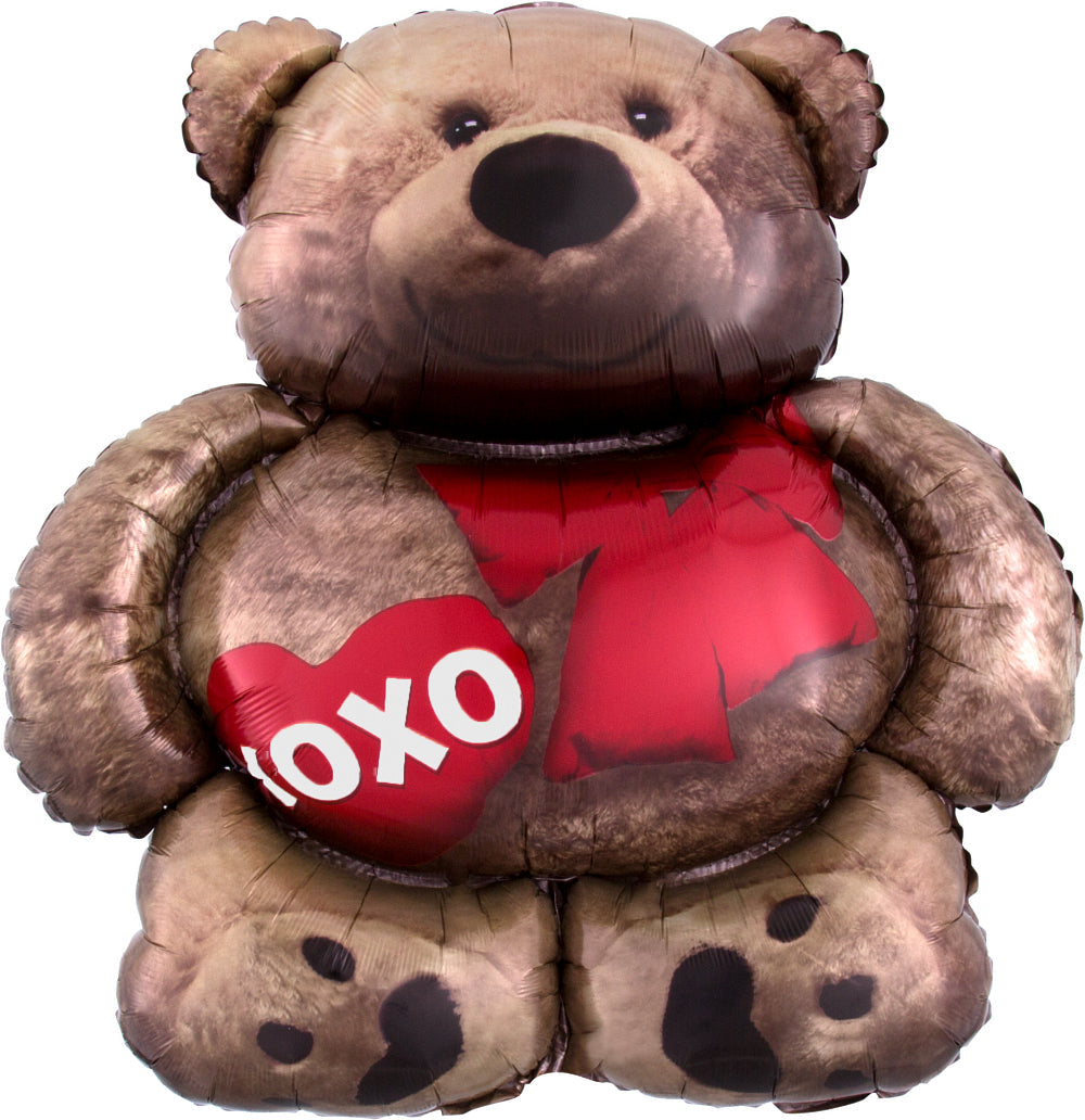 Cuddly Bear Love 28″ Foil Balloon by Anagram from Instaballoons