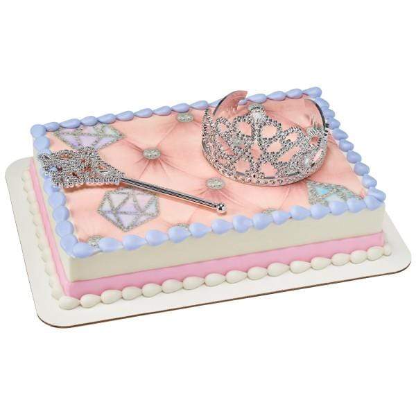 DecoPac Party Supplies Cake Kit Crown & Scepter (6 set)