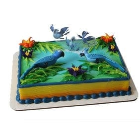 DecoPac Rio 3 Blue & Family Cake Kit