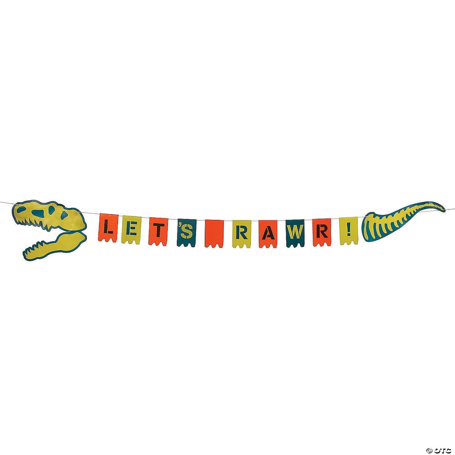 Dino Dig Dinosaur LETS RAWR Garland by Fun Express from Instaballoons