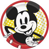 9" Paper Plates - Disney Mickey Mouse (8ct) - Unique