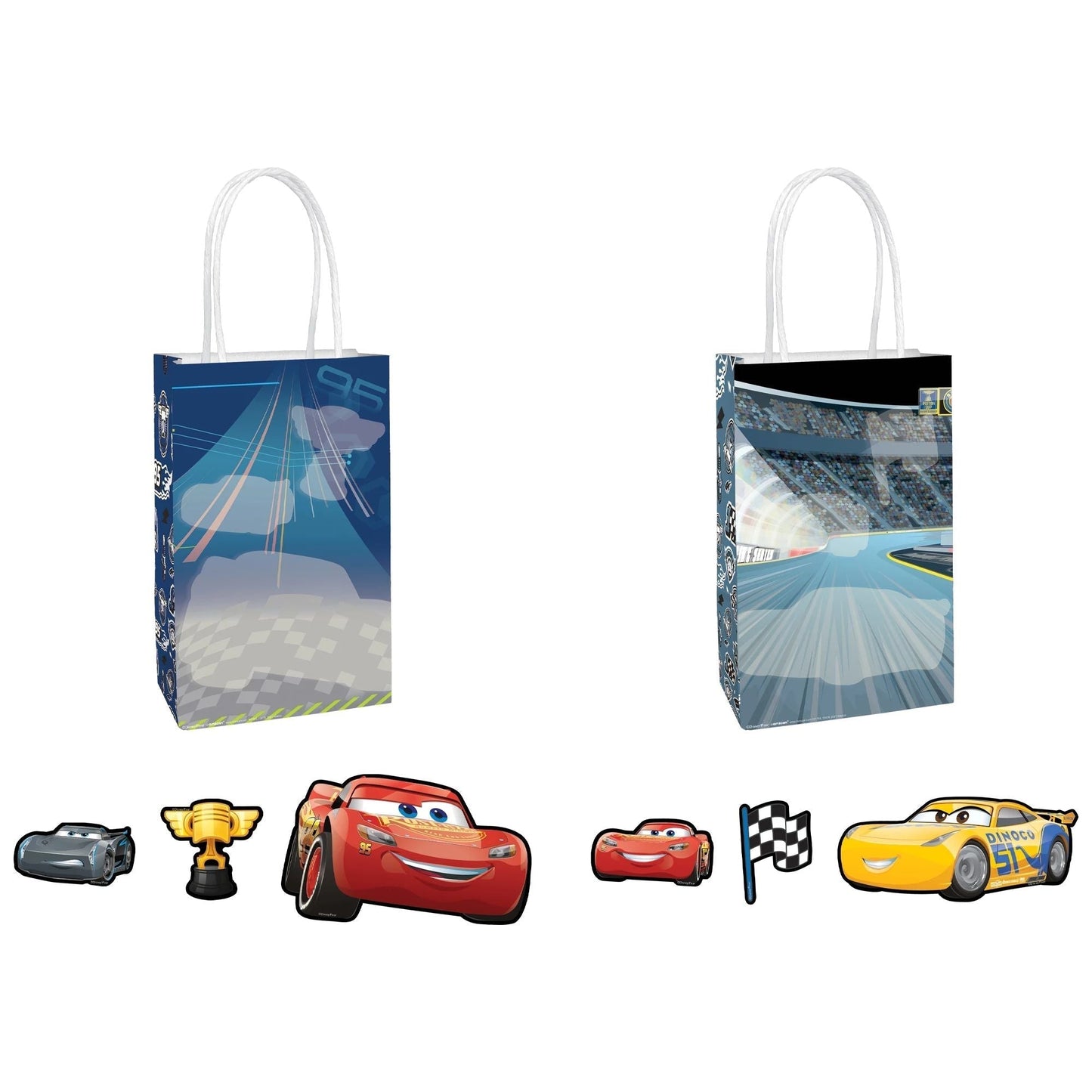 Disney/Pixar Cars 3 Create Your Own Bags 8ct - Amscan