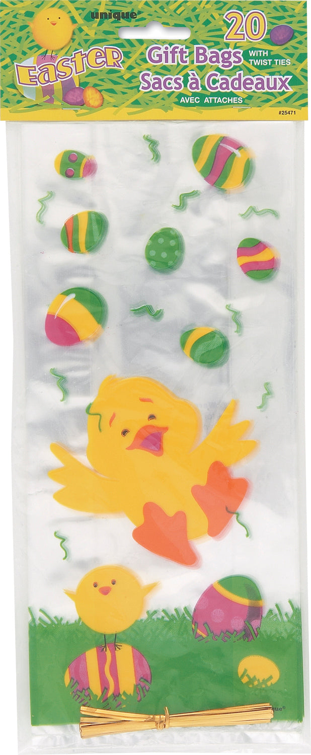 Easter Ducky Cello Gift Bags by Unique from Instaballoons