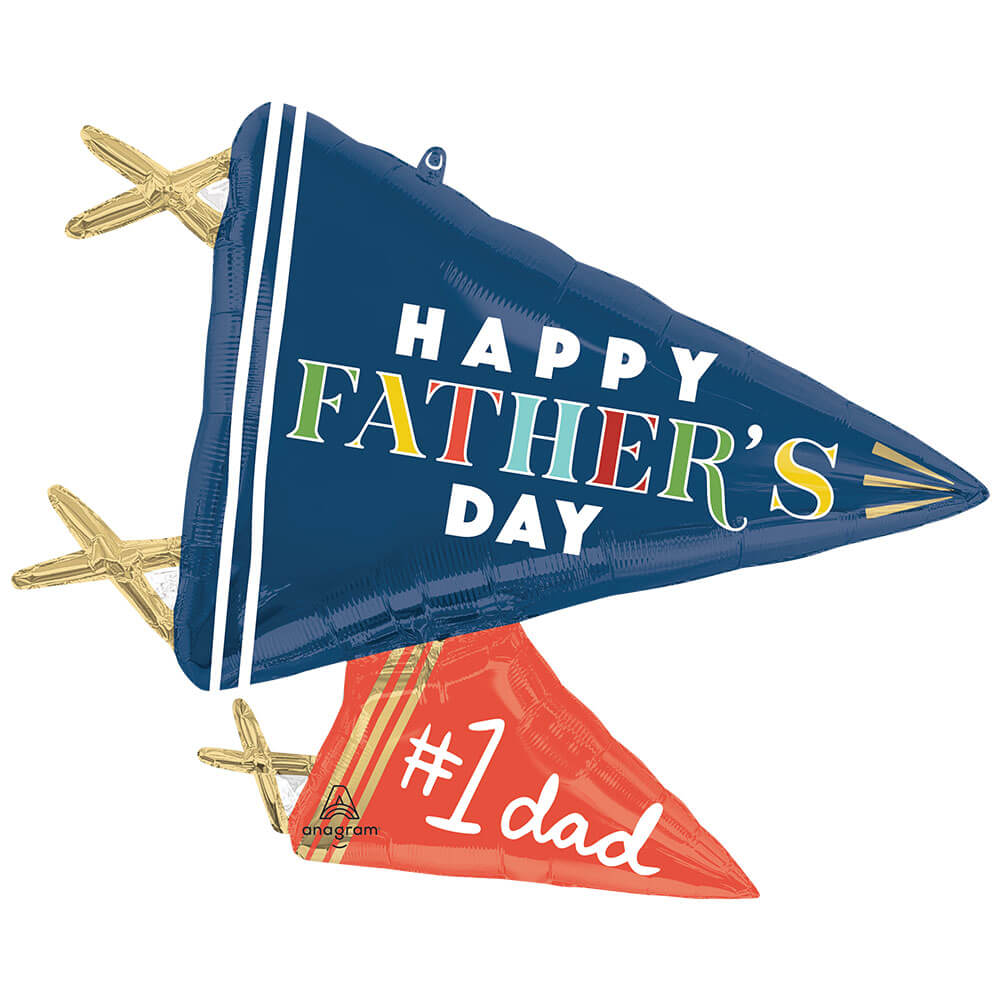 Father's Day Varsity Dad 28″ Foil Balloon by Anagram from Instaballoons