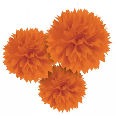 Fluffy Deco - Orange by Amscan from Instaballoons