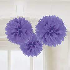 Fluffy Deco - Purple by Amscan from Instaballoons