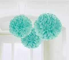 Fluffy Deco - Turquoise by Amscan from Instaballoons