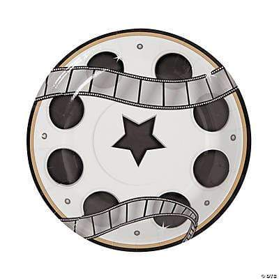 Fun Express Party Supplies Movie Night Plates 7″ (8 count)