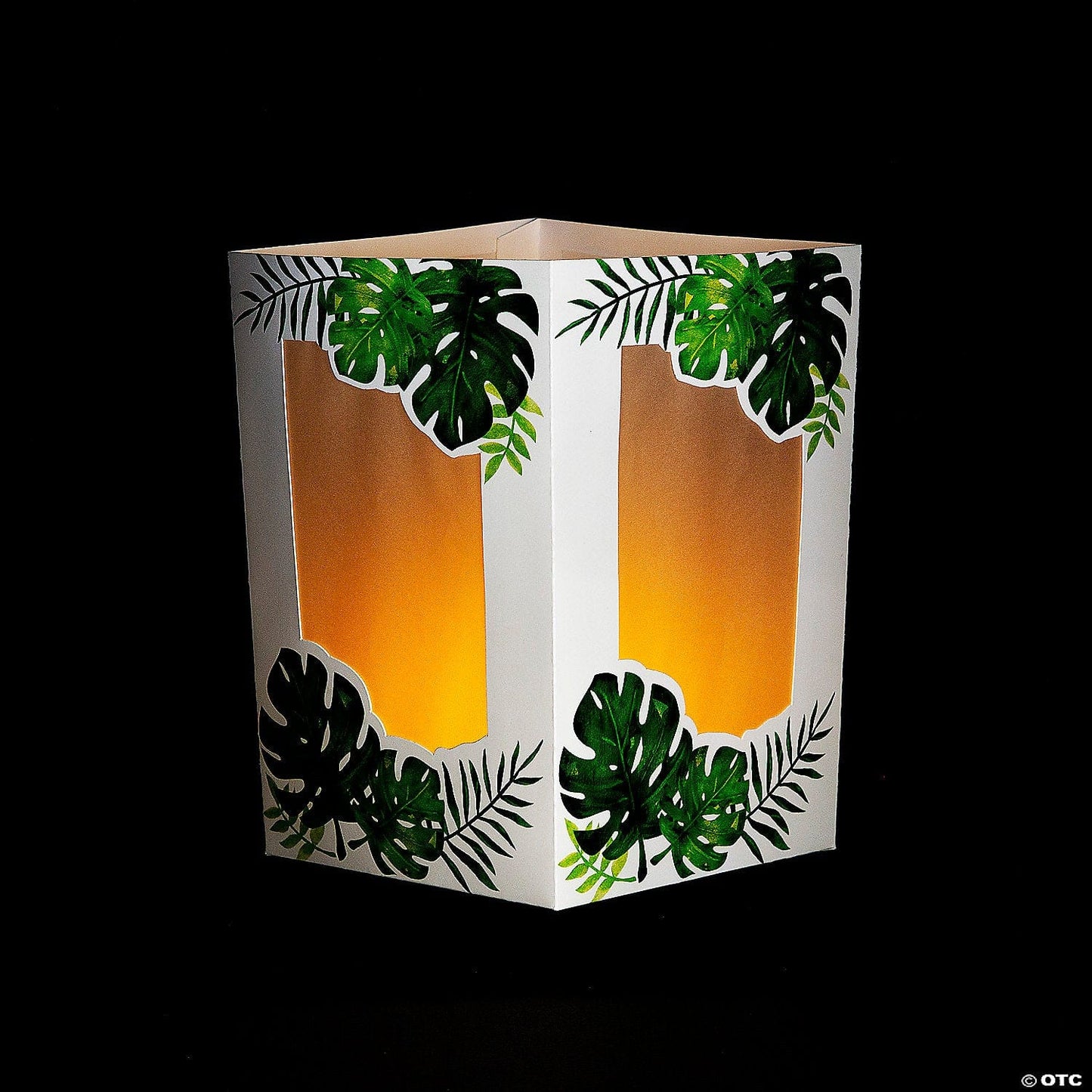Fun Express Party Supplies Palm Leaf Centerpiece Luminaries (3 count)