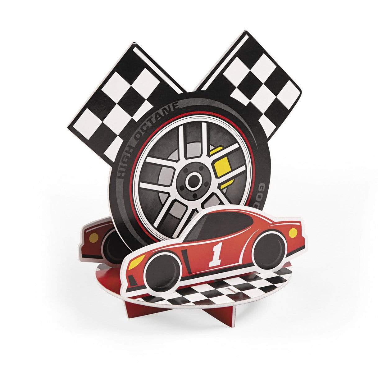 Fun Express Racecar Birthday Centerpiece