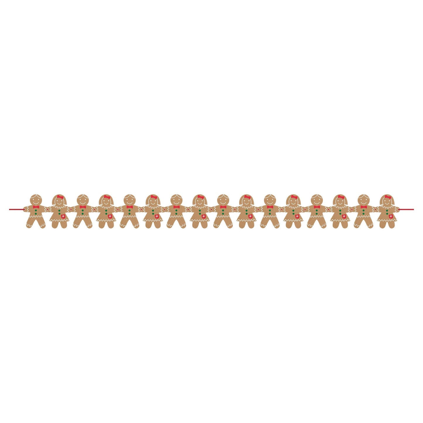 Gingerbread Garland by Amscan from Instaballoons