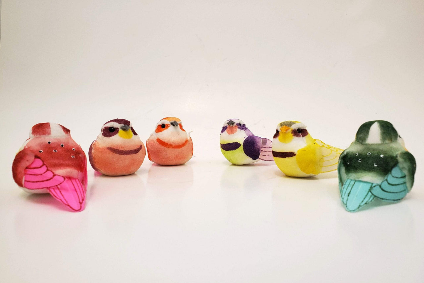 Golden Bell Party Supplies Birds Assorted 3″ (12 count)