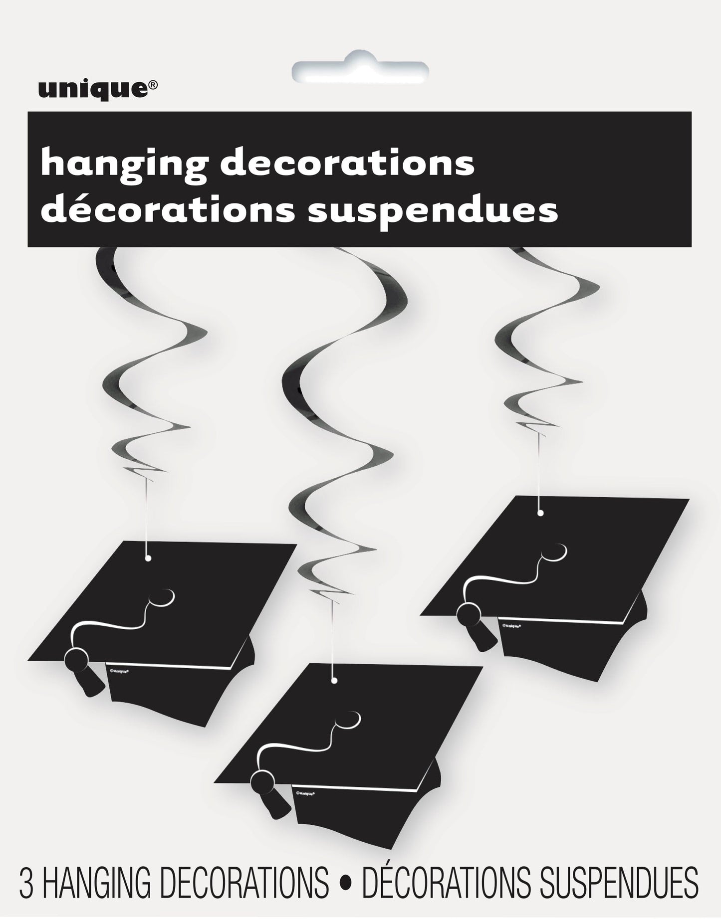 Grad Hanging Swirl Decorations by Unique from Instaballoons