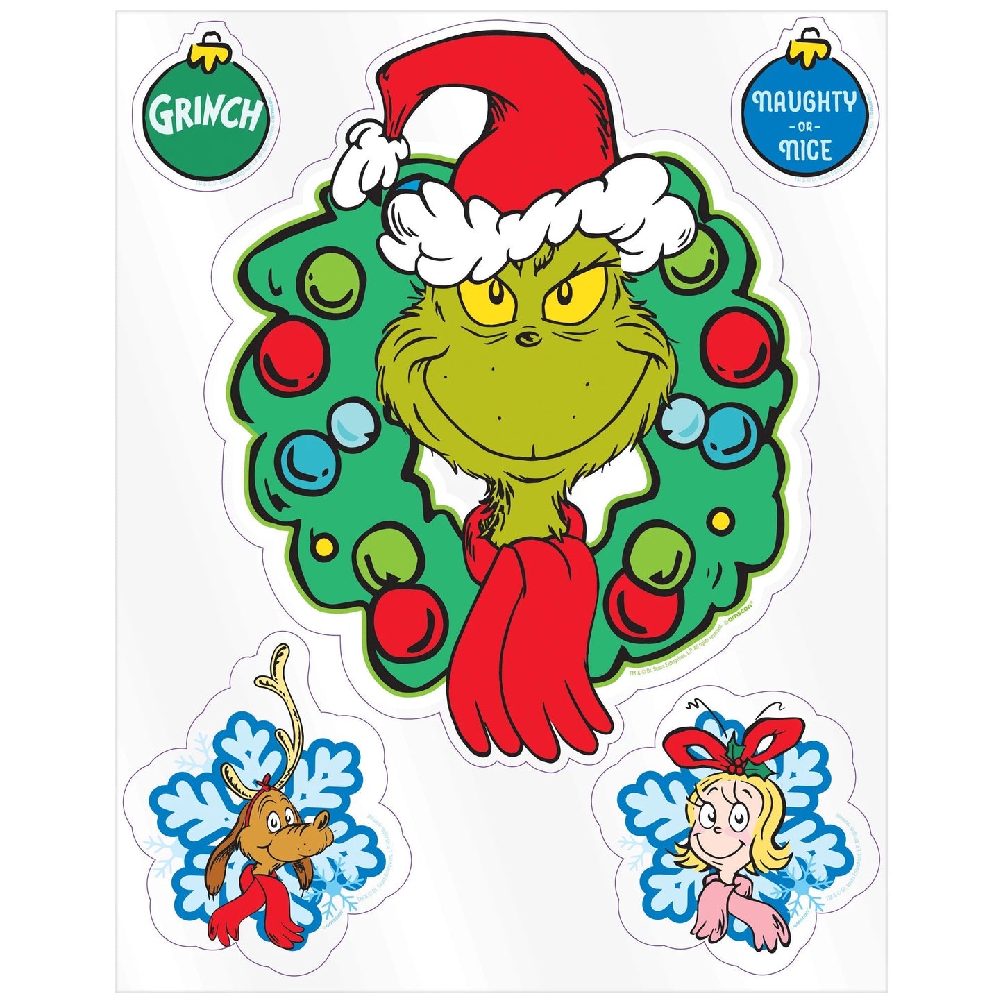 Grinch Window Decoration by Amscan from Instaballoons