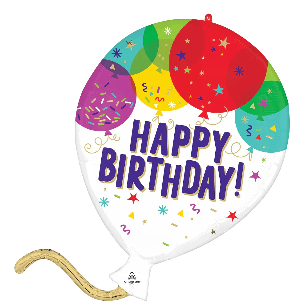 Happy Birthday Balloon 25″ Foil Balloon by Anagram from Instaballoons