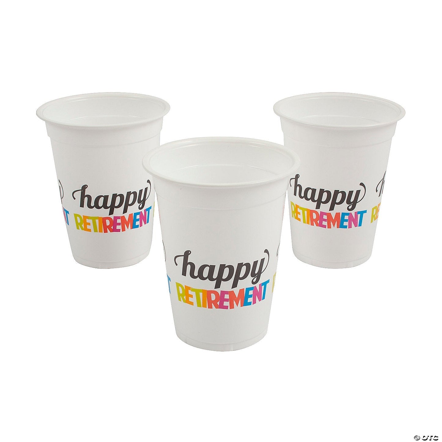 Happy Retirement 16oz Plastic Cups by Fun Express from Instaballoons