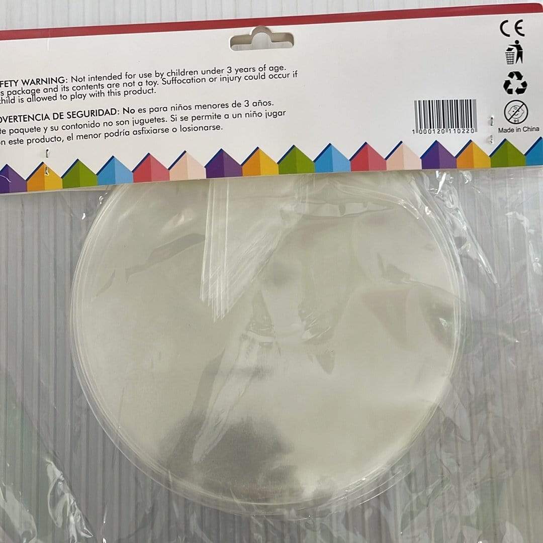 Imported Mylar & Foil Bobo Clear 18″ Balloons (24 count)