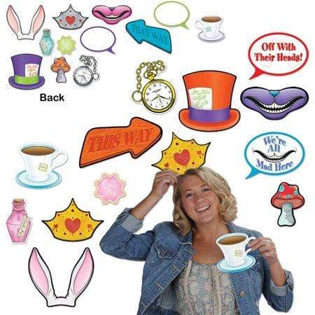 instaballoons Alice in Wonderland Photo Fun (12 count)