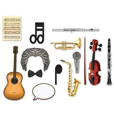 instaballoons Music Photo Fun Signs (12 count)