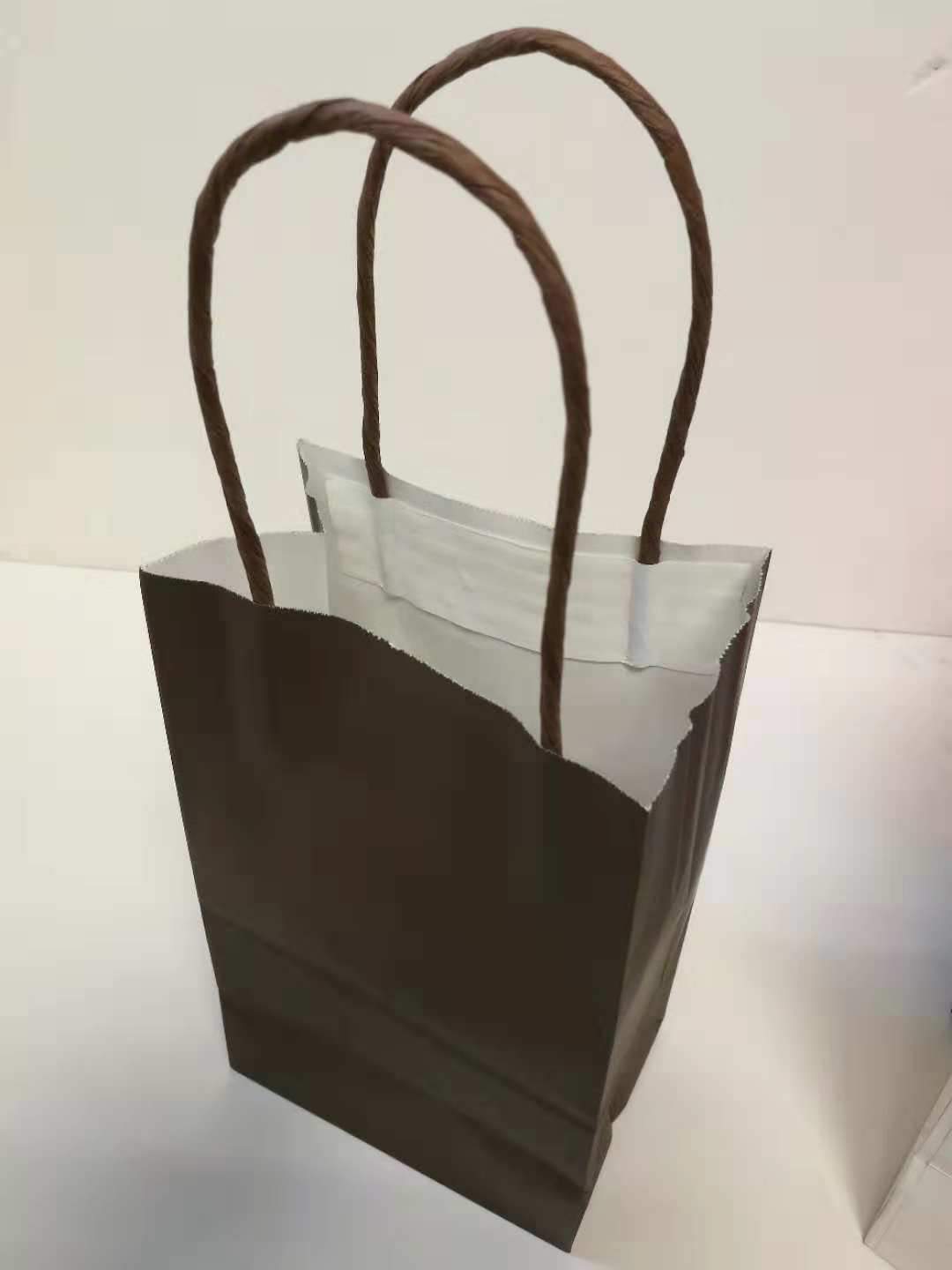 instaballoons Party Supplies Brown Choc Brown Kraft Bags (8 count)