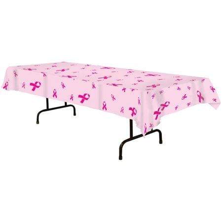 instaballoons Party Supplies Pink Ribbon Tablecover