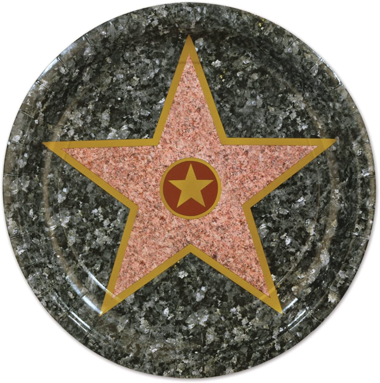 instaballoons Party Supplies Star Plates 7″ (8 count)