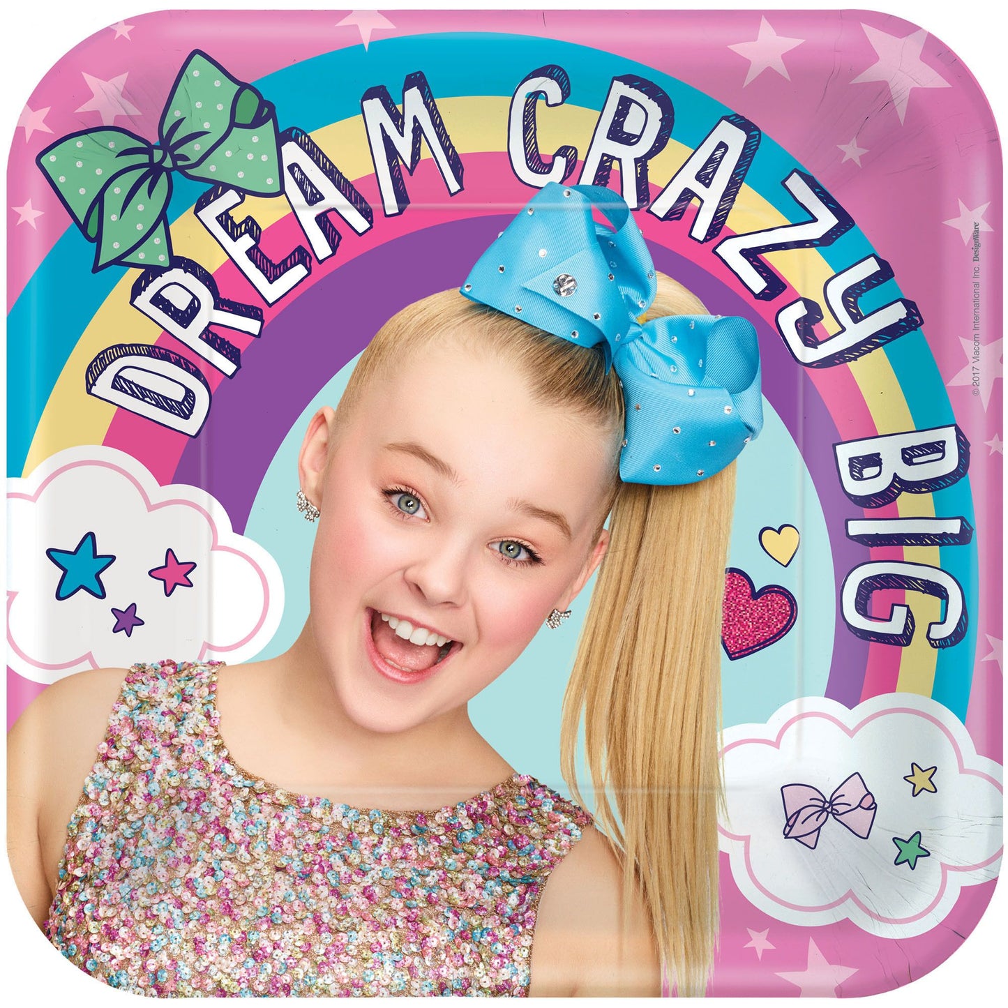 9" Paper Plates - JoJo Siwa (8ct) - Amscan