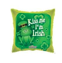Kiss Me I'm Irish 18″ Foil Balloon by Convergram from Instaballoons