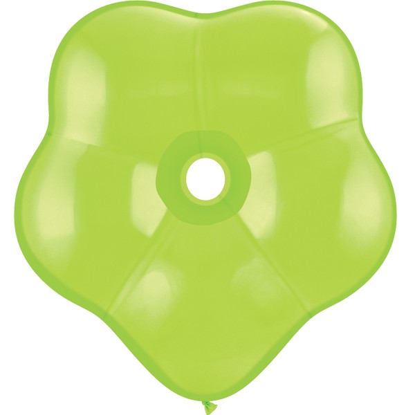 Lime Green 16in Geo Blsm - Lime 16″ by Qualatex from Instaballoons